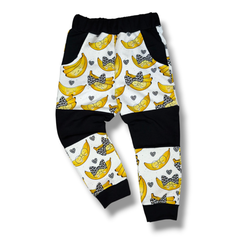 Tepláky banánky - Velikost: 98/104