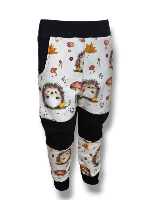 Tepláky ježek - Velikost: 98/104