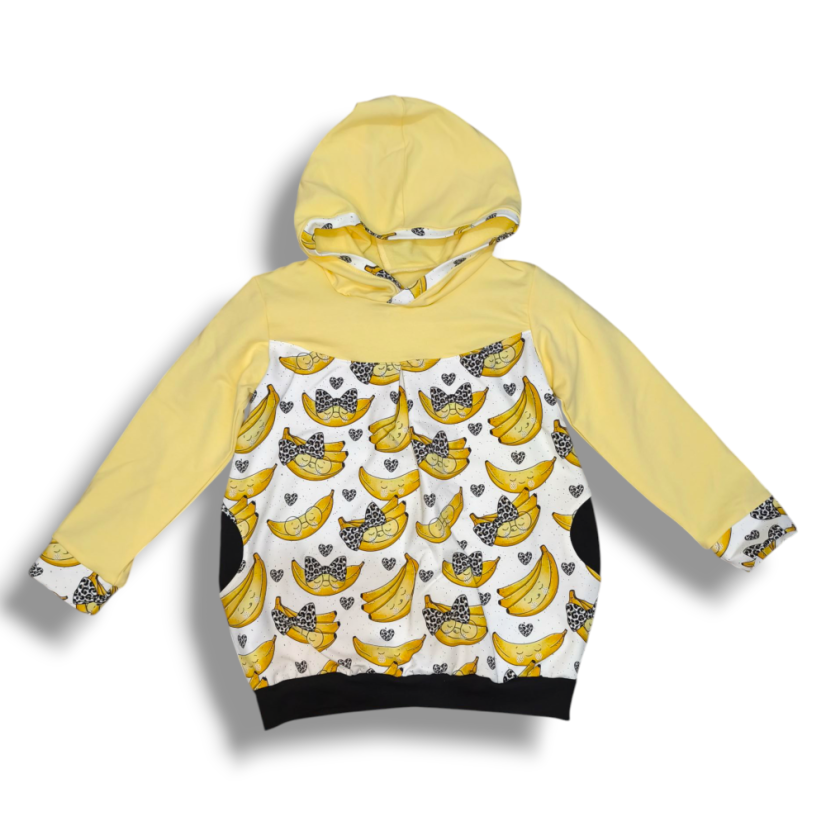 Mikinošaty banánky - Velikost: 110/116