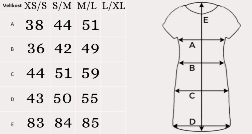 Šaty keltské znaky - Velikost: M/L